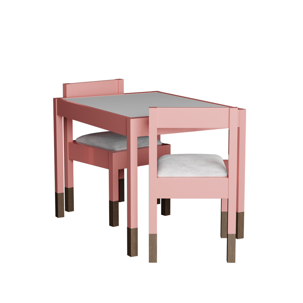 Walnut Wood - Flamingo Pink