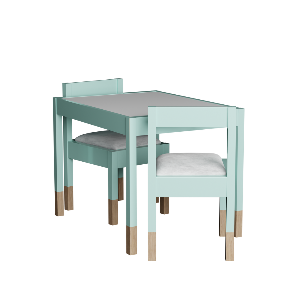 Oak Wood - Pastel Turquoise