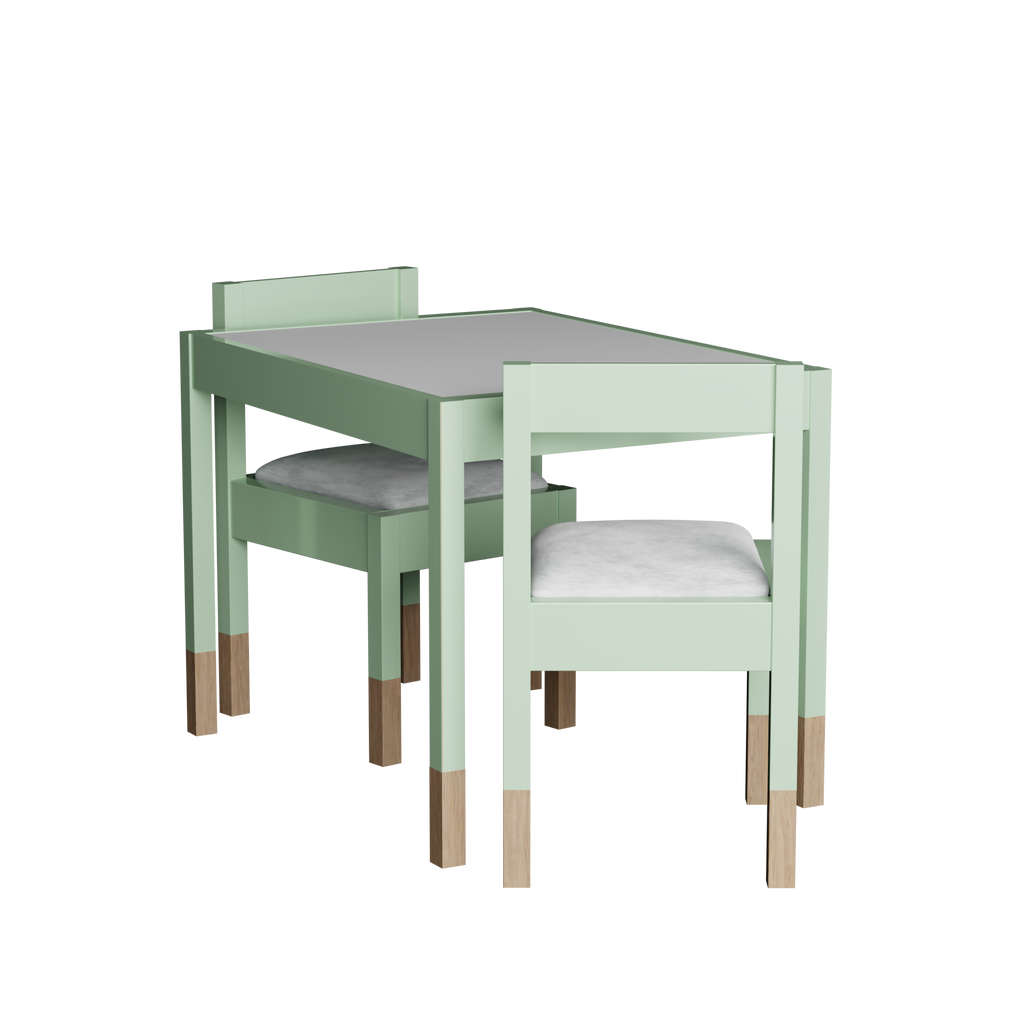 Oak Wood - Pastel Green