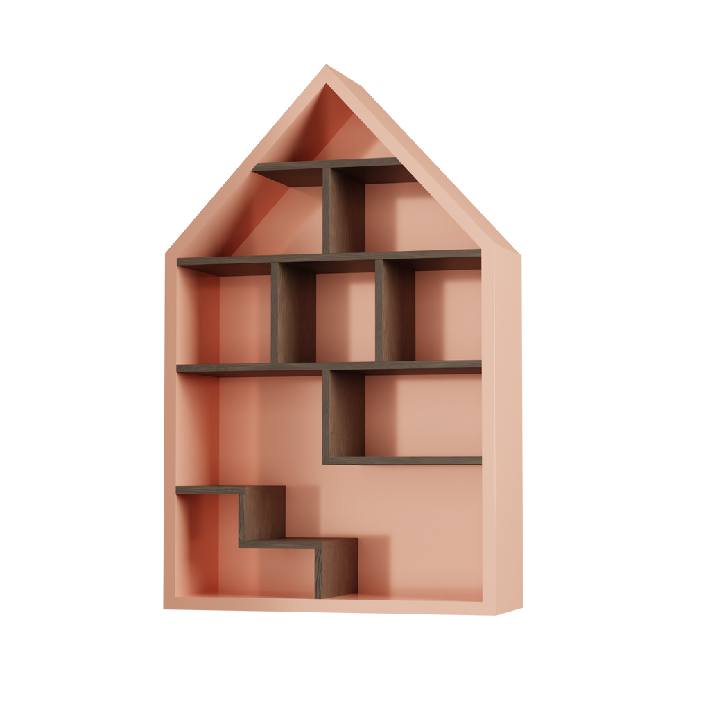 Walnut Wood - Peach Pink