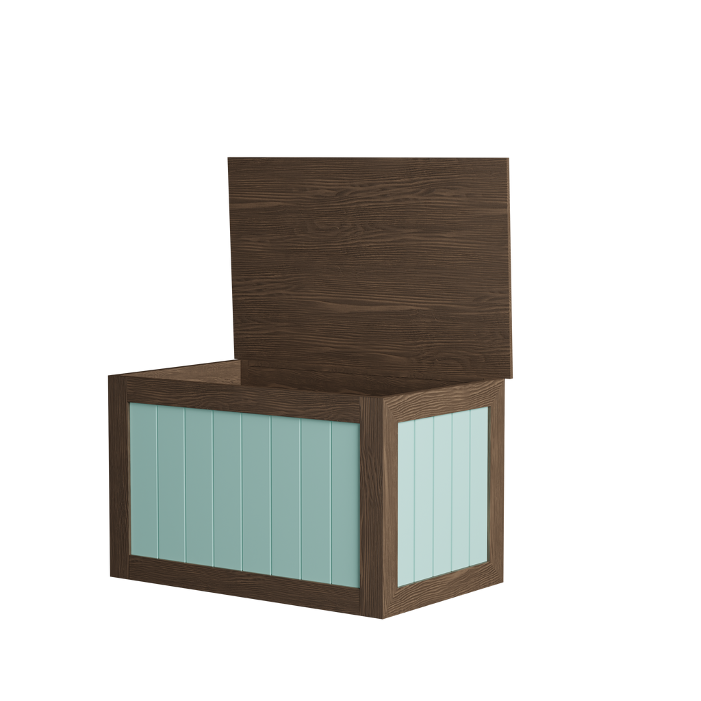 Walnut Wood - Pastel Turquoise