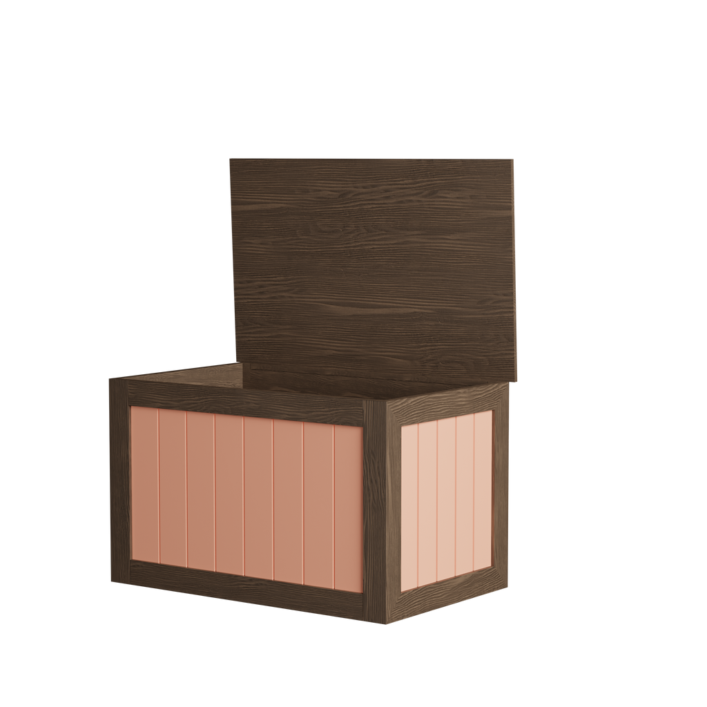 Walnut Wood - Peach Pink